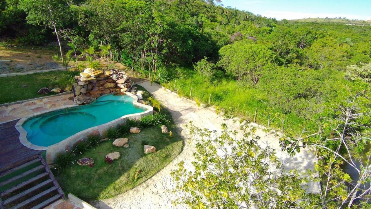 Chale Defronte Lagoa Na Serra Do Cipo Proximo A Cachoeira Grande, Cachoeira Do Pedrao E Cachoeira Veu Da Noiva Jaboticatubas Zewnętrze zdjęcie