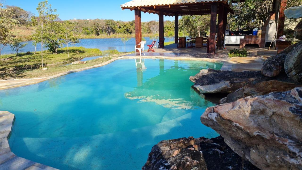 Chale Defronte Lagoa Na Serra Do Cipo Proximo A Cachoeira Grande, Cachoeira Do Pedrao E Cachoeira Veu Da Noiva Jaboticatubas Zewnętrze zdjęcie
